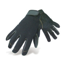 Dauerhafte schwarze Farbmechaniker-Arbeitsschutzhandschuhe